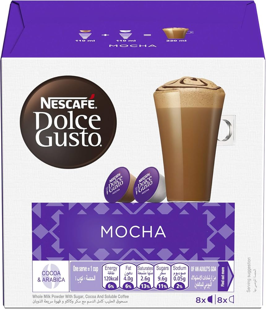 NESCAFE DOLCE GUSTO MOCHA 216G